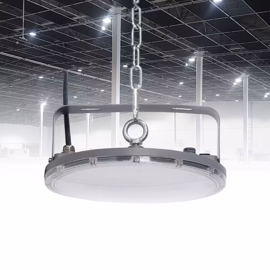 180lm/W 고성능 300W IP65 LED 100, 000 시간 노동 생활을 가진 산업 작업장 건물 창고 점화를 위한 높은 만 빛